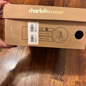 Charlotte Russe Taupe Kristin Shoes